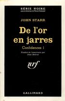 Couverture du livre « De l'or en jarres » de John Starr aux éditions Gallimard