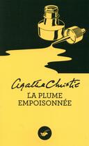 Couverture du livre « La plume empoisonnée » de Agatha Christie aux éditions Editions Du Masque