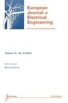 Couverture du livre « Materials for electrical engineering european journal of electrical engineering volume 15 n 23 marc » de Castellon aux éditions Hermes Science Publications