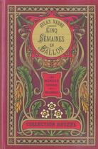 Couverture du livre « Cinq semaines en ballon » de Jules Verne aux éditions Elcy Jeunesse