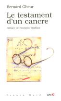 Couverture du livre « Le testament d'un cancre » de Bernard Gheur aux éditions Labor Litterature