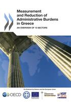 Couverture du livre « Measurement and Reduction of Administrative Burdens in Greece » de Ocde - Organisation aux éditions Oecd