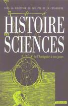 Couverture du livre « Histoire des sciences » de La Cotardiere P D. aux éditions Tallandier