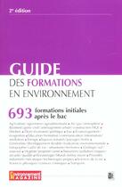 Couverture du livre « Guide des informations en environnement » de  aux éditions Edisens