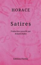 Couverture du livre « Satires » de Quintus Horatius aux éditions Books On Demand
