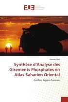 Couverture du livre « Synthese d'analyse des gisements phosphates en atlas saharien oriental » de Diab Hamida aux éditions Editions Universitaires Europeennes