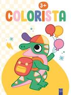 Couverture du livre « Coloriage - les dinosaures 3+ » de  aux éditions Yoyo Books