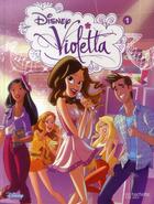 Couverture du livre « Violetta t.1 » de Disney aux éditions Hachette Comics