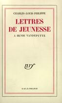 Couverture du livre « Lettres de jeunesse, 1923-1931 » de Antoine De Saint-Exupery aux éditions Gallimard (patrimoine Numerise)