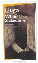 Couverture du livre « William shakespeare » de Victor Hugo aux éditions Flammarion