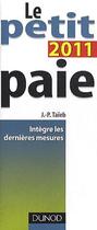Couverture du livre « Le petit paie (édition 2011) » de Jean-Pierre Taieb aux éditions Dunod