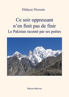 Couverture du livre « Ce Soir Oppressant N En Finit Pas De Fin » de Hussain aux éditions Benevent