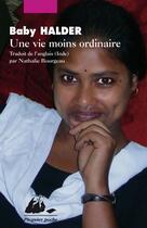 Couverture du livre « Une vie moins ordinaire » de Baby Halder aux éditions Editions Philippe Picquier