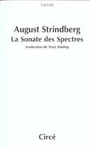 Couverture du livre « La sonate des spectres » de August Strindberg aux éditions Circe