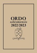 Couverture du livre « Ordo Solesmensis 2022/2023 » de  aux éditions Solesmes