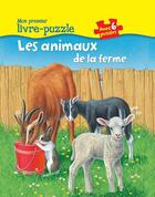 Couverture du livre « MON PREMIER LIVRE-PUZZLE ; les animaux de la ferme » de  aux éditions Ngv