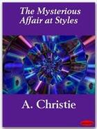 Couverture du livre « The mysterious affair at Styles » de Agatha Christie aux éditions Ebookslib