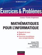 Couverture du livre « Mathématiques pour l'informatique » de Velu/Averous/Gilles aux éditions Dunod