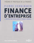 Couverture du livre « Finance D'Entreprise » de Pierre Vernimmen et Pascal Quiry et Franck Ceddaha aux éditions Dalloz