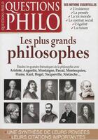 Couverture du livre « Questions philo ; les plus grands philosophes » de  aux éditions Editions Esi