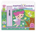 Couverture du livre « Mes jolies peintures magiques : fées et elfes » de Atelier Cloro aux éditions 1 2 3 Soleil