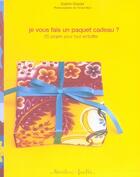 Couverture du livre « Papiers cadeaux » de Hiroko Mori et Sophie Glasser aux éditions Marabout