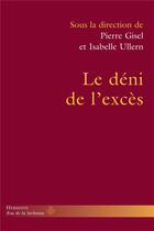 Couverture du livre « Le déni de l'excès » de  aux éditions Hermann