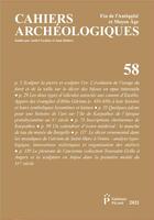 Couverture du livre « Cahiers archeologiques fin de l'antiquite et du moyen age n 58 » de  aux éditions Picard