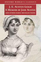 Couverture du livre « A Memoir of Jane Austen: and Other Family Recollections » de James Edward Austen-Leigh aux éditions Oxford University Press Uk