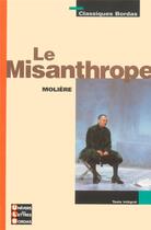 Couverture du livre « Le Misanthrope » de Moliere aux éditions Bordas