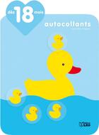 Couverture du livre « Je Grandis Avec Les Autocollants : 18 Mois Maman Canard » de M Gregoire aux éditions Lito