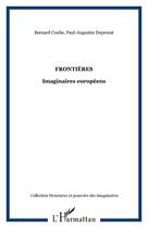 Couverture du livre « Frontieres - imaginaires europeens » de Coulie/Deproost aux éditions Editions L'harmattan