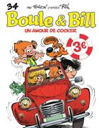 Couverture du livre « Boule & Bill Tome 34 : un amour de cocker » de Laurent Verron et Collectif aux éditions Dargaud