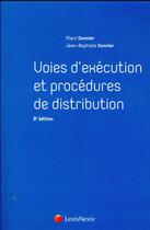 Couverture du livre « Voies d'exécution et procédures de distribution (9e édition) » de Jean-Baptiste Donnier et Marc Donnier aux éditions Lexisnexis