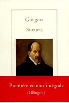 Couverture du livre « Sonnets (br) » de Gongora/Andreucci aux éditions Actes Sud