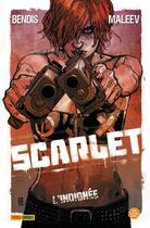 Couverture du livre « Scarlet » de Alex Maleev et Brian Michael Bendis aux éditions Panini