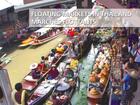 Couverture du livre « Marchés flottants en Thaïlande ; floating markets in Thailand » de Christian Peltier aux éditions Lsdp