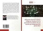 Couverture du livre « Efficacite d'extrait aqueux d'agavae sisalana sur la pyriculariose foliaire du riz » de  aux éditions Editions Universitaires Europeennes