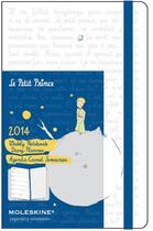 Couverture du livre « Agenda 2014 Petit Prince semainier carnet blanc grand format » de Moleskine aux éditions Moleskine Papet