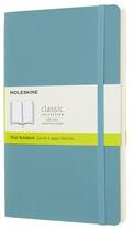 Couverture du livre « Carnet blanc grand format souple bleu reef » de  aux éditions Moleskine