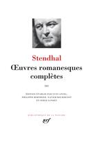 Couverture du livre « Oeuvres romanesques complètes t.3 » de Stendhal aux éditions Gallimard