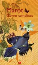 Couverture du livre « Coffret oeuvres complètes t.1 et t.2 » de Marot aux éditions Flammarion