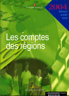 Couverture du livre « Les comptes des régions 2004 » de  aux éditions Documentation Francaise