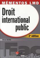 Couverture du livre « Droit international public (2e édition) » de Michel Deyra aux éditions Gualino