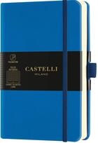 Couverture du livre « Carnet aquarela poche ligne bleu roi » de Castelli aux éditions Castelli Milano