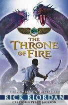 Couverture du livre « The Kane Chronicles: The Throne of Fire » de Rick Riordan aux éditions Penguin Books Ltd Digital