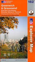 Couverture du livre « **greenwich & gravesend* » de  aux éditions Ordnance Survey