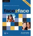 Couverture du livre « Face2face ; pre-intermediate ; workbook with key (édition 2016) » de Nicholas Tims et Chris Redston et Gillie Cunningham aux éditions Cambridge