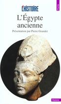 Couverture du livre « L'egypte ancienne » de La Revue Histoire aux éditions Points