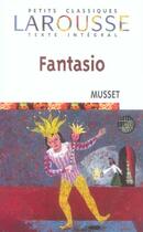 Couverture du livre « Fantasio » de Alfred De Musset aux éditions Larousse